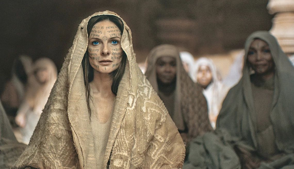 Rebecca Ferguson as Lady Jessica in a scene from "Dune: Part Two."