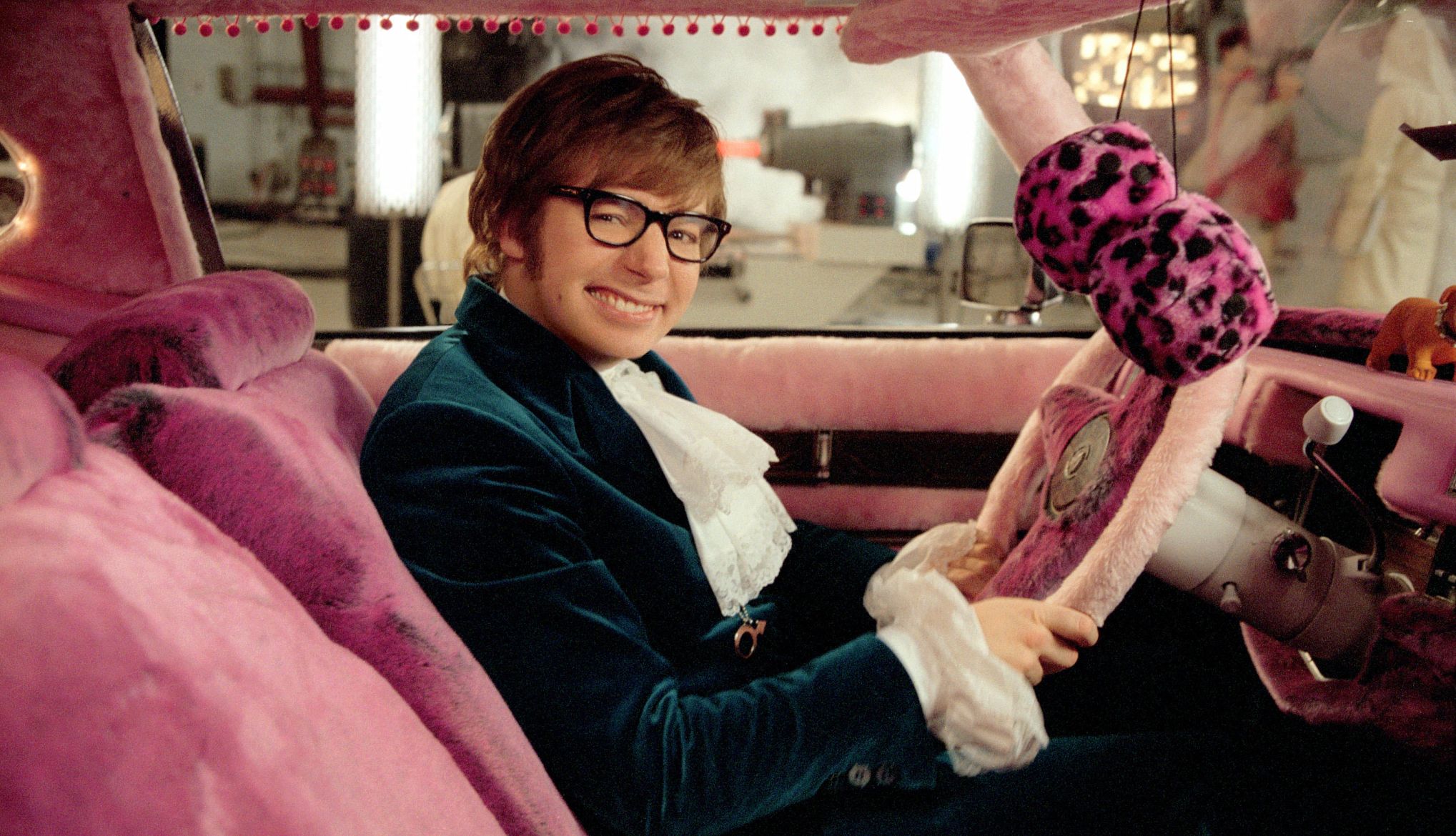 Auction Features Famous Movie Props mike myers smiling in a scene from 'austin powers'