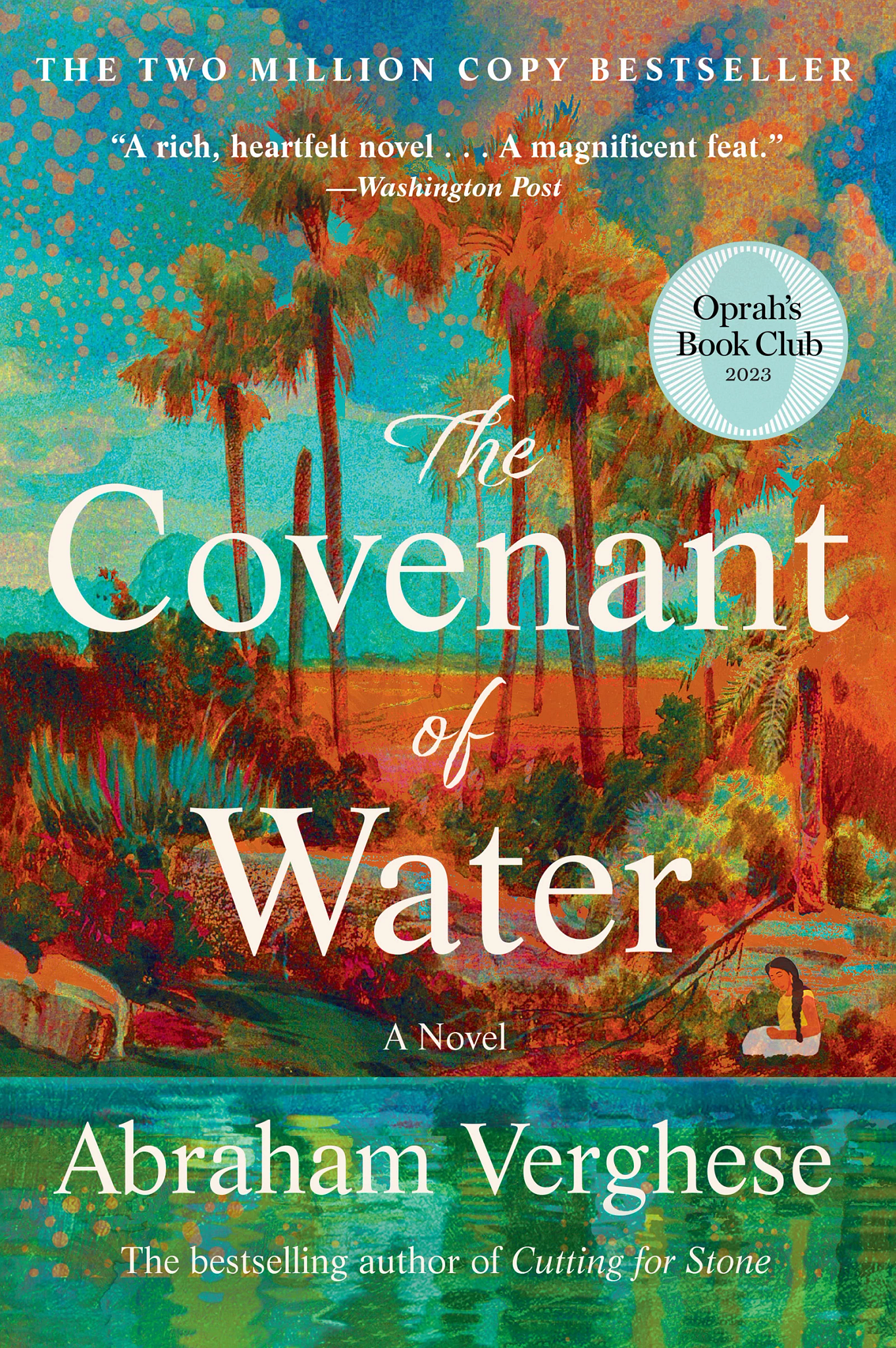 the cover of the book the covenant of water
