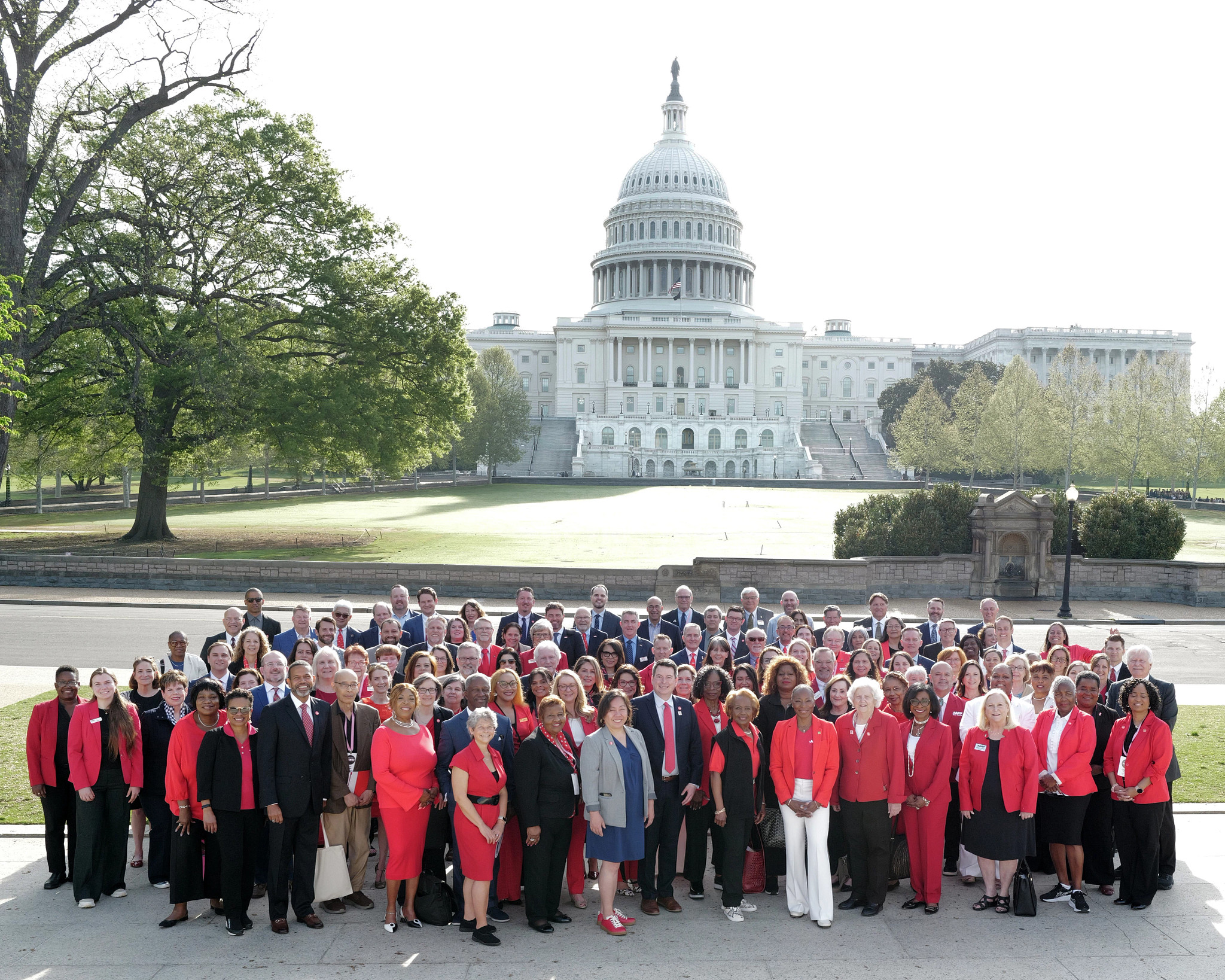 Volunteers from across the country join AARP CEO, Dr. Myechia Minter-Jordan for AARP's annual Lobby Day.
