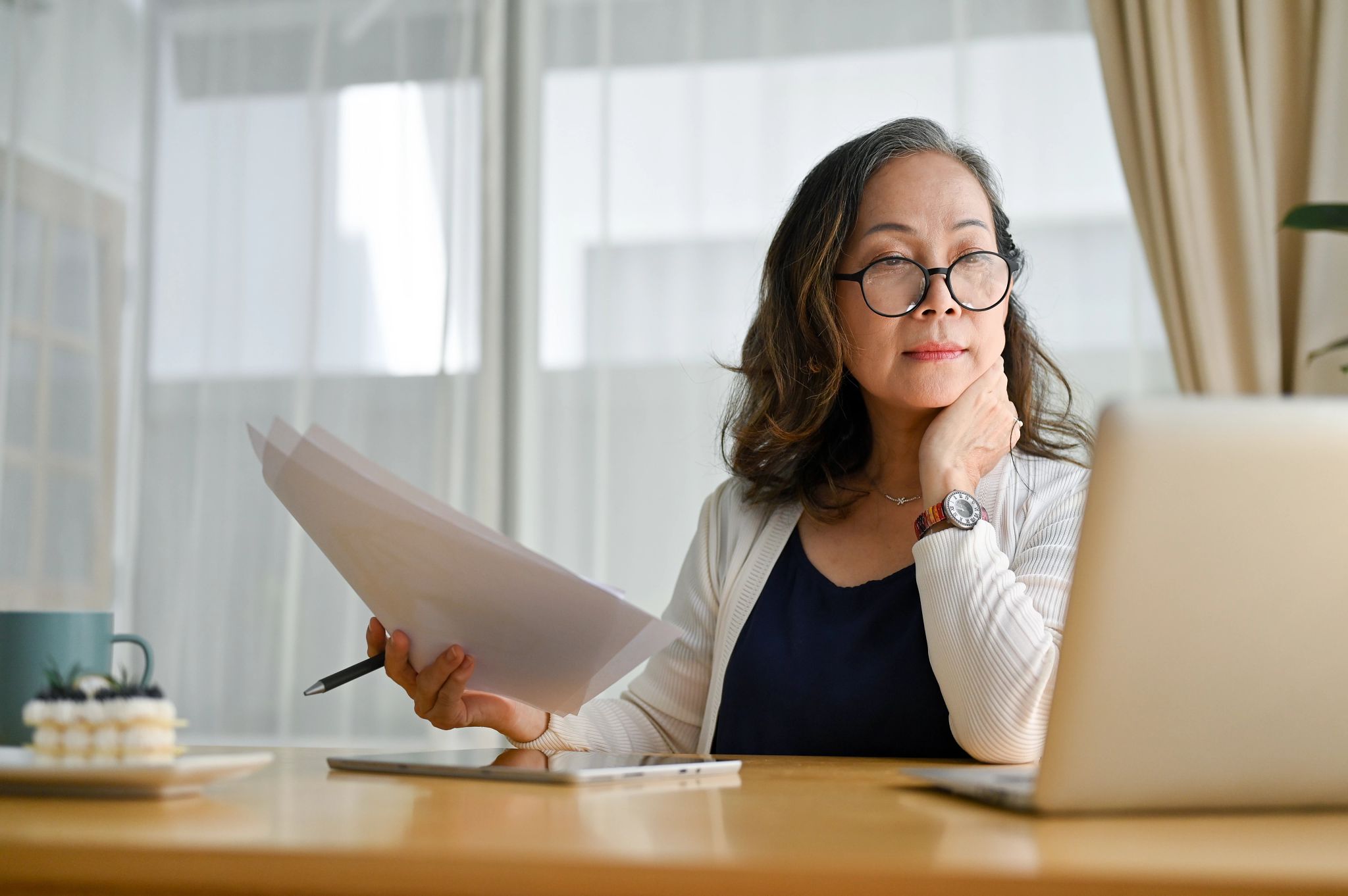 Customer service is one of the top freelance jobs you can do from home illustration of a woman working from her computer at home