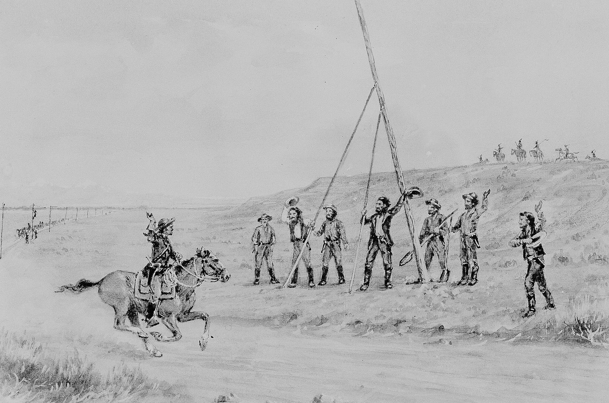 How the Post Office Put Its Stamp On the Nation a pony express rider
