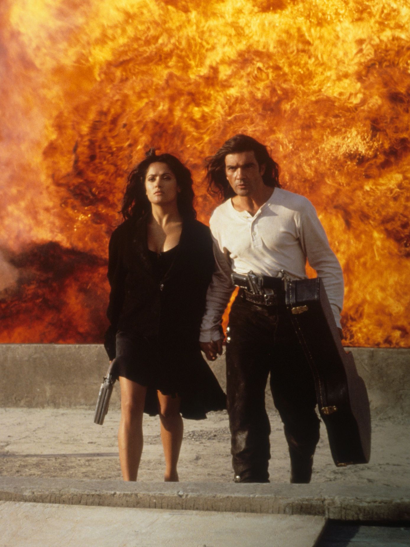 Salma Hayek, 58, Wows on the 2025 ‘Sports Illustrated Swimsuit’ Issue Salma Hayek and Antonio Banderas in 'Desperado'