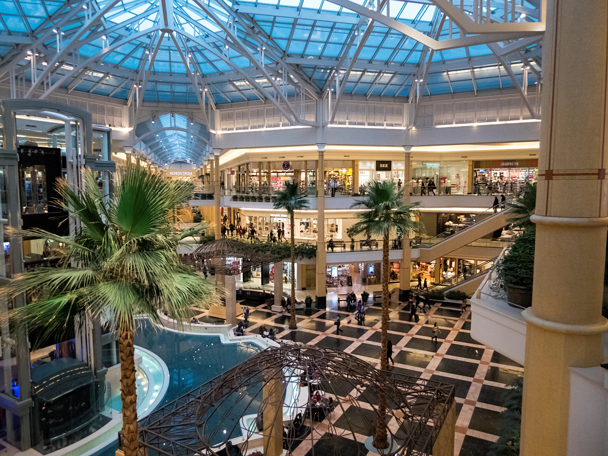 Inside the The Somerset Collection mall