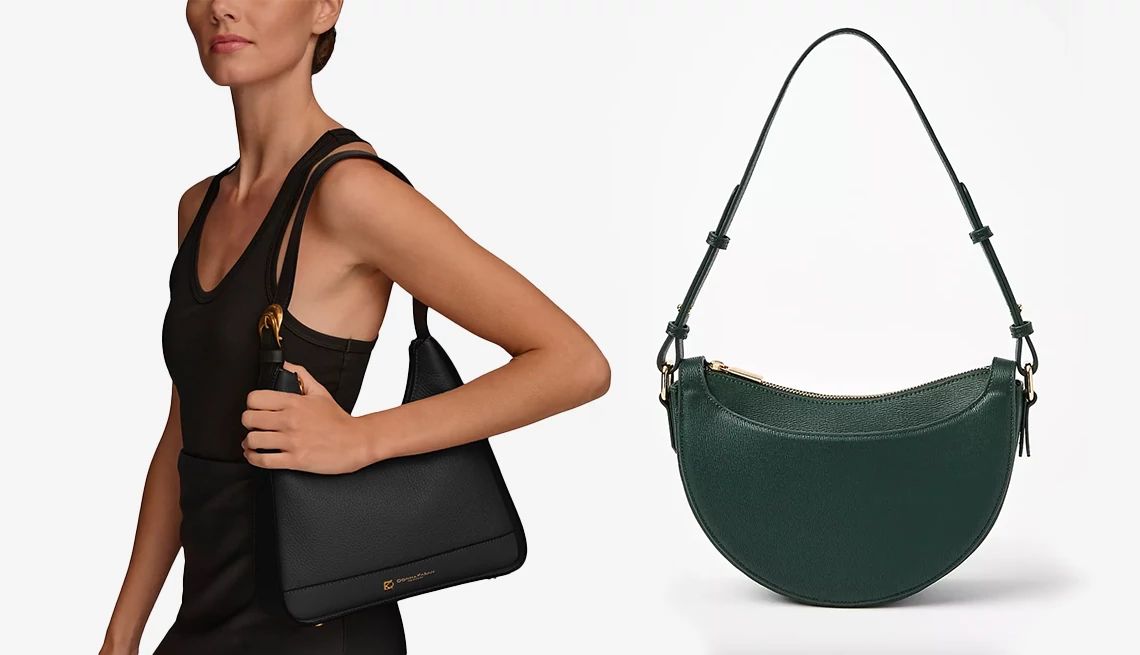 Best Bags for Women Over 50 a model with a bag