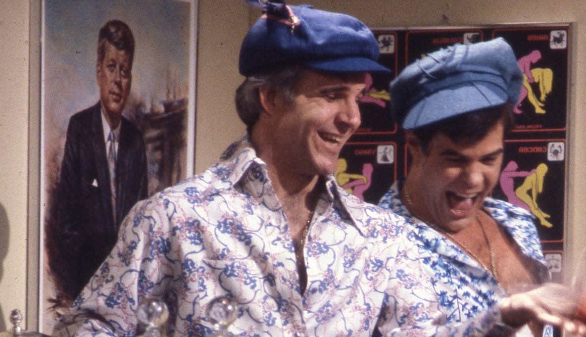 Steve Martin and Dan Aykroyd Steve Martin and Dan Aykroyd as the Czech-born Festrunk Brothers on Saturday Night Live