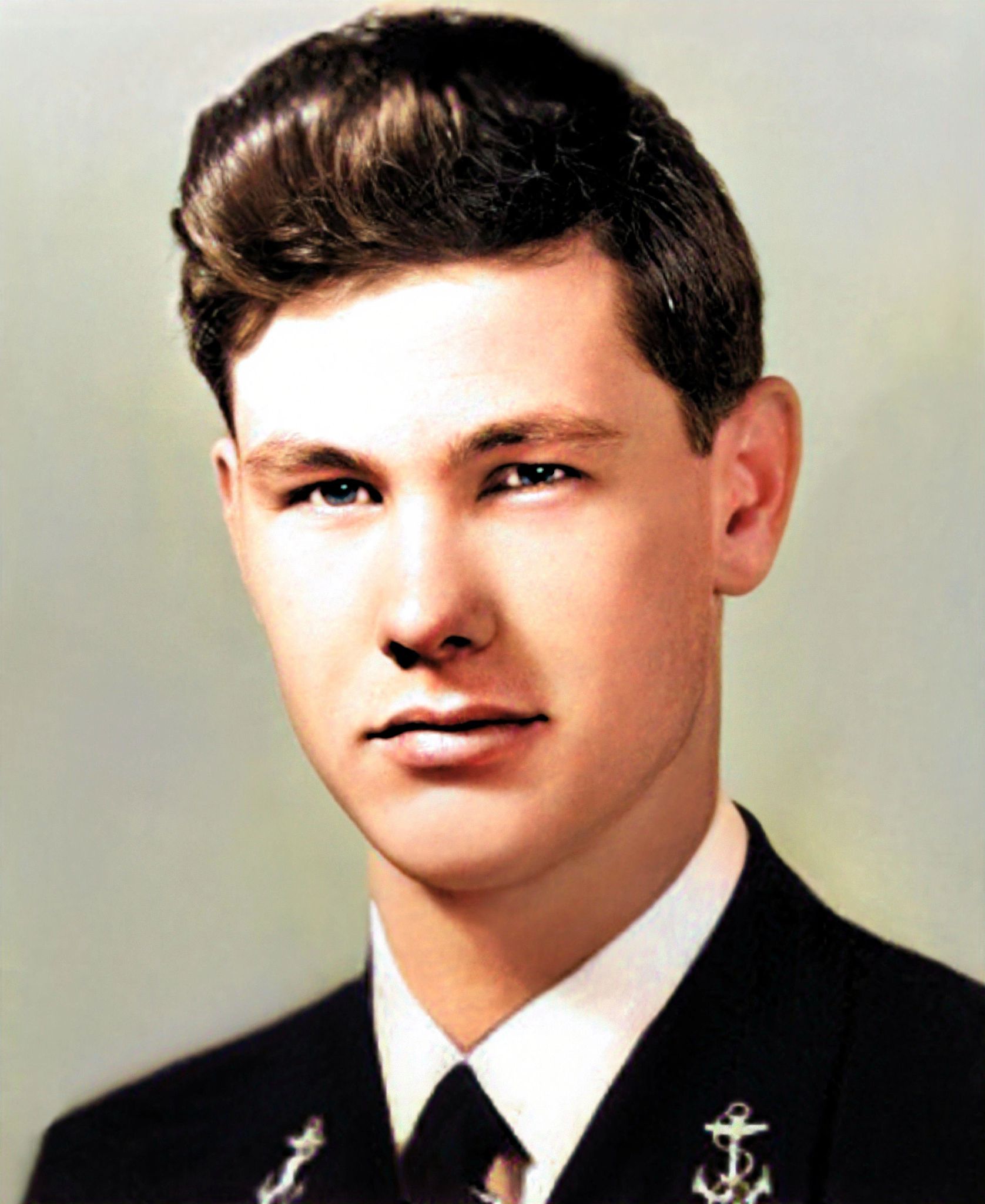Johnny Carson in the Navy corps Johnny Carson in the Navy corps
