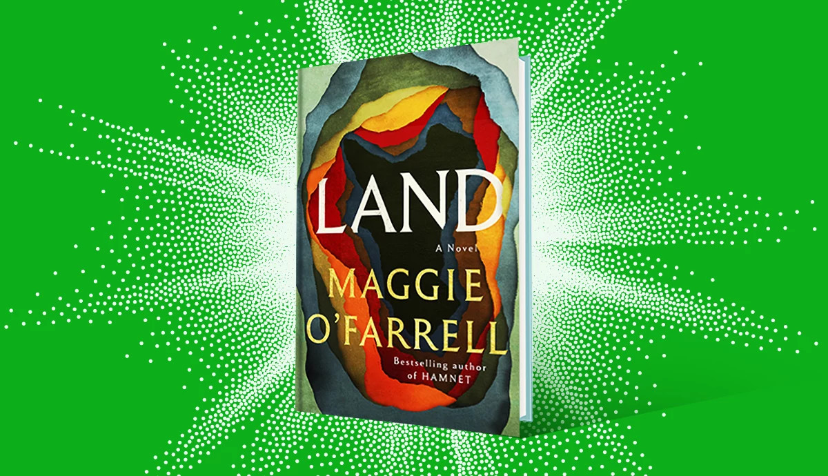 the cover of the book land