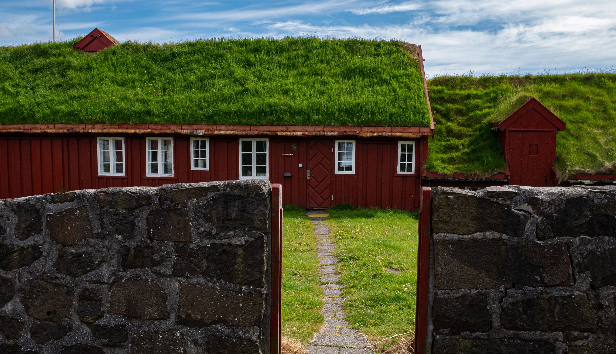 a small country home in the Faroe Islands