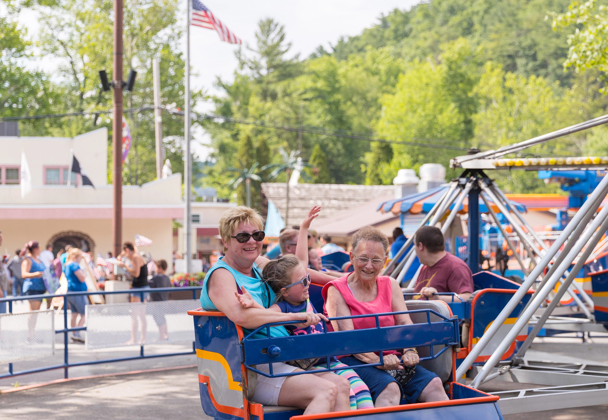 Knoebels is a free-admission amusement park for families.