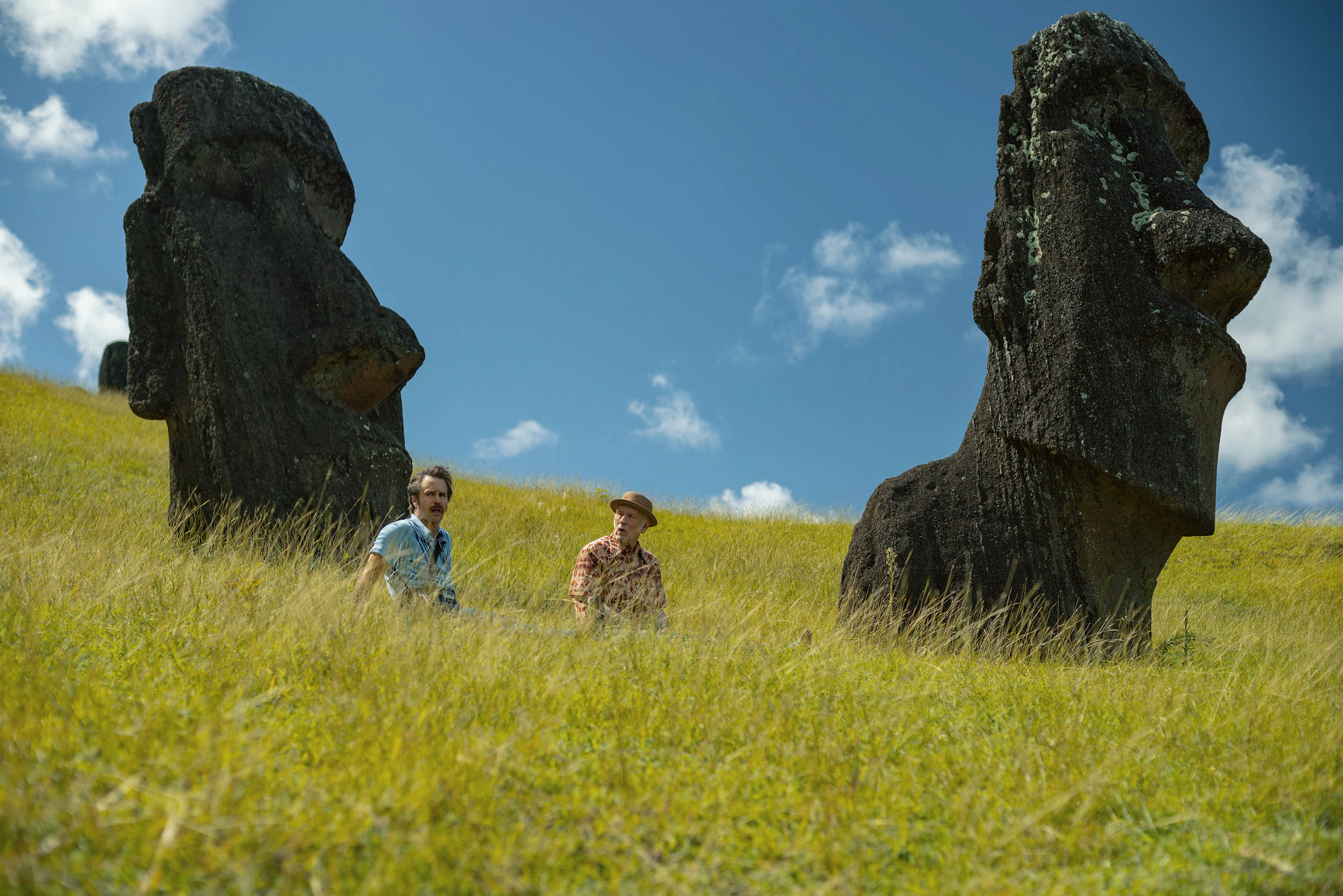 Sam Rockwell and John Malkovich in a scene from Wild Horse Nine.