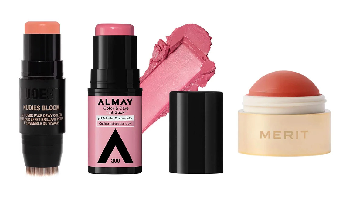 different makeup products