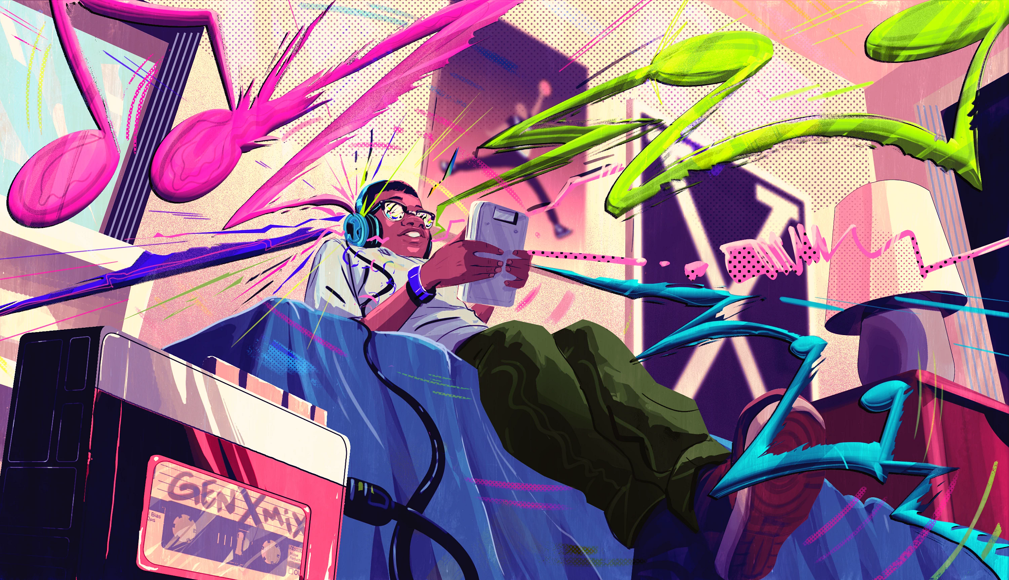 Illustration of Eye Health Complications