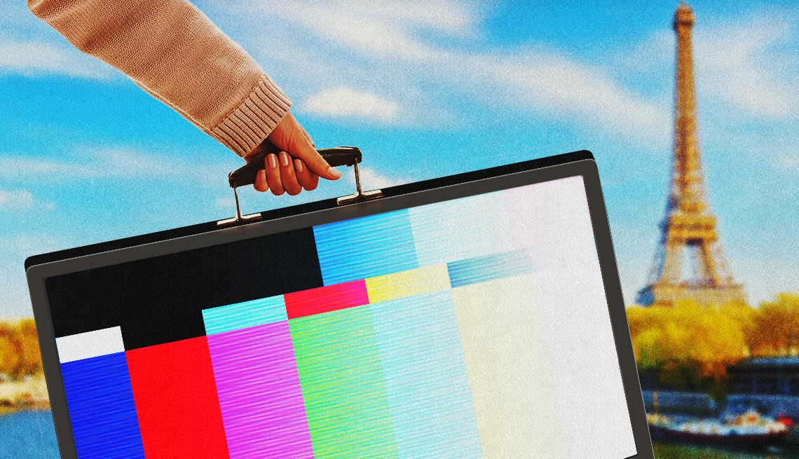 How can i stream my shows when i’m on a big vacation? | members only