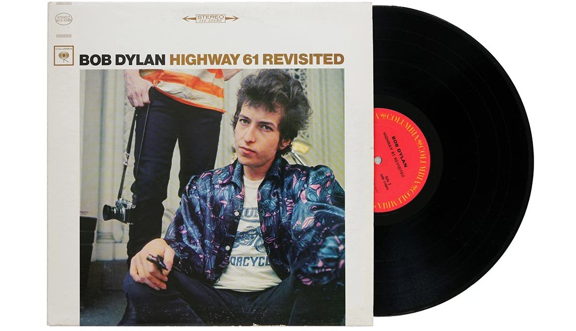 The album cover for Highway 61 Revisited by Bob Dylan