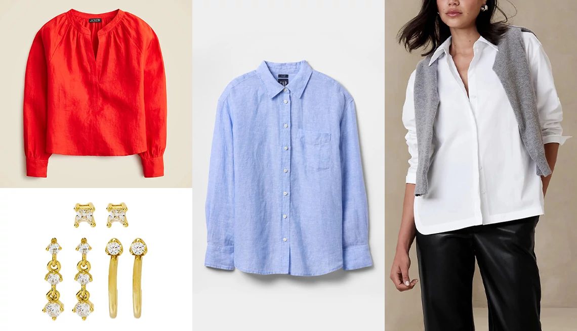 Tips to Wake Up a Tired Face shirts and jewelry