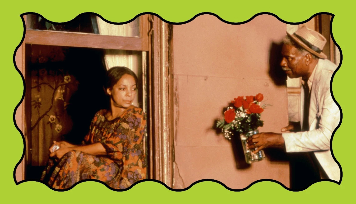 a collage featuring a photo of ruby dee