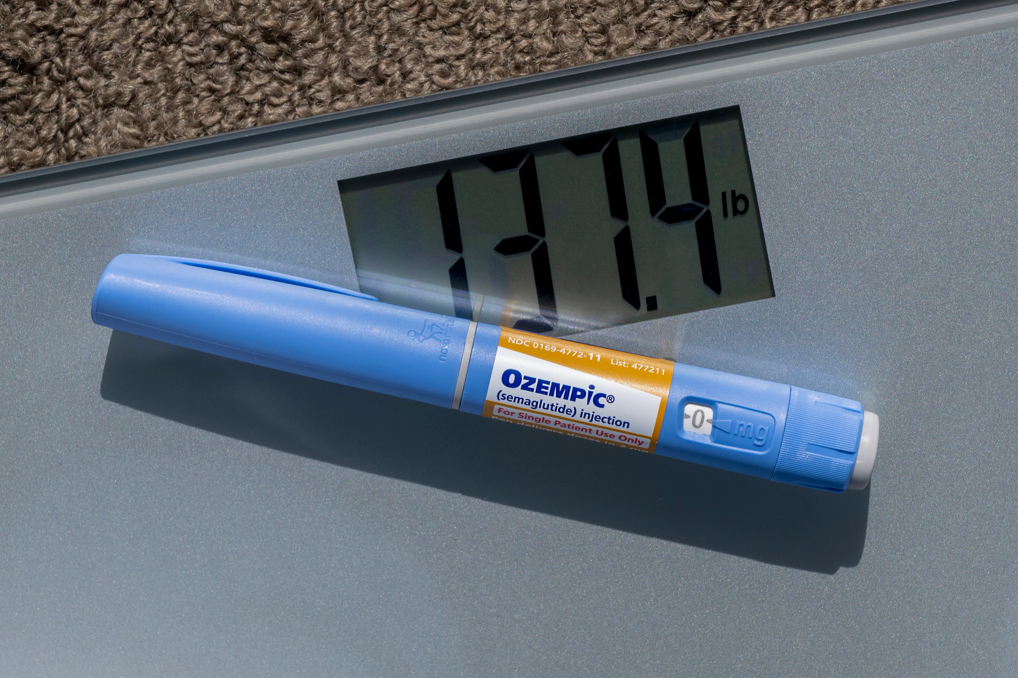 ozempic on weight scale