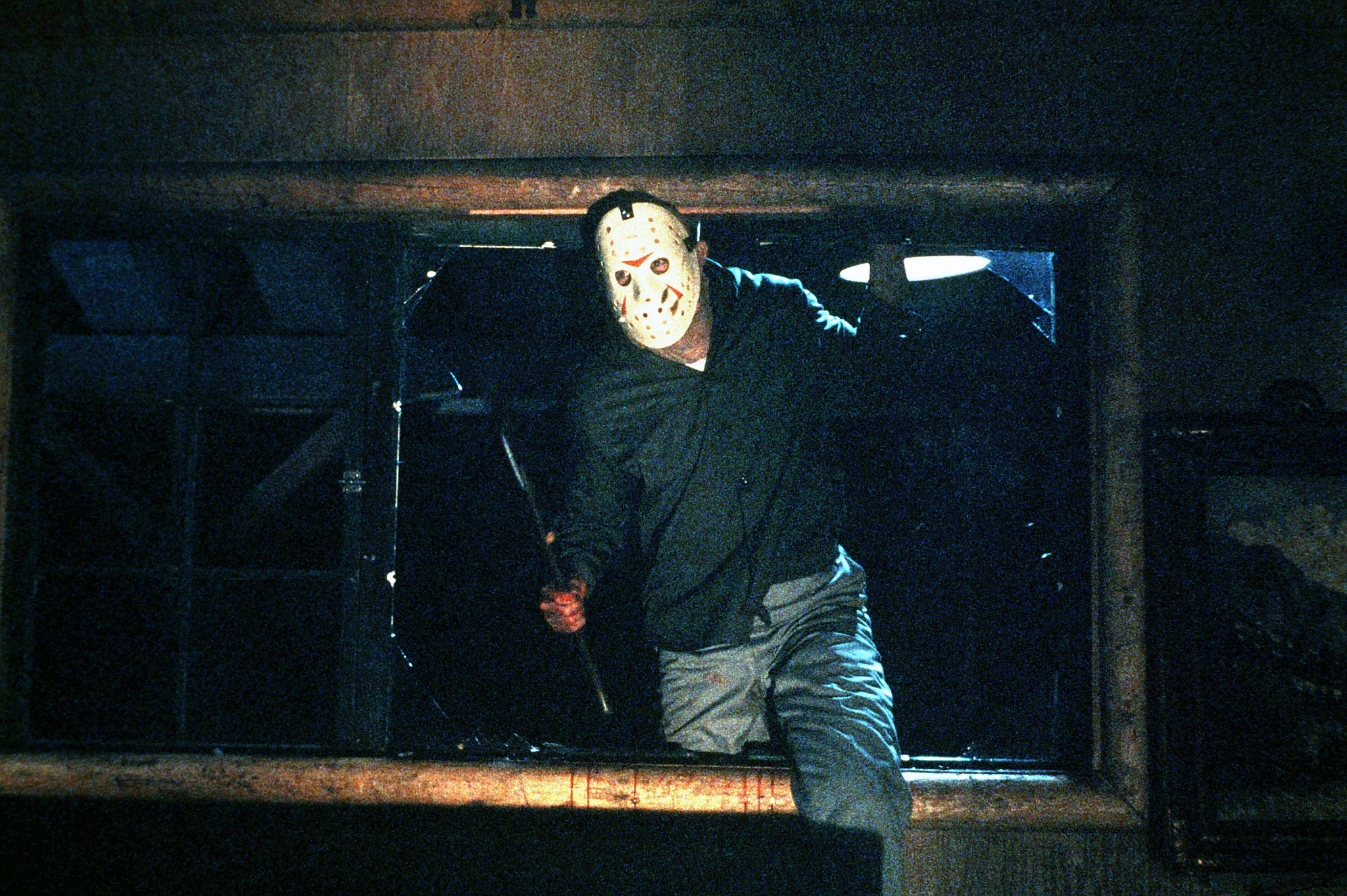 Richard Brooker as Jason Vorhees in a scene from Friday the 13th Part 3 in 3-D