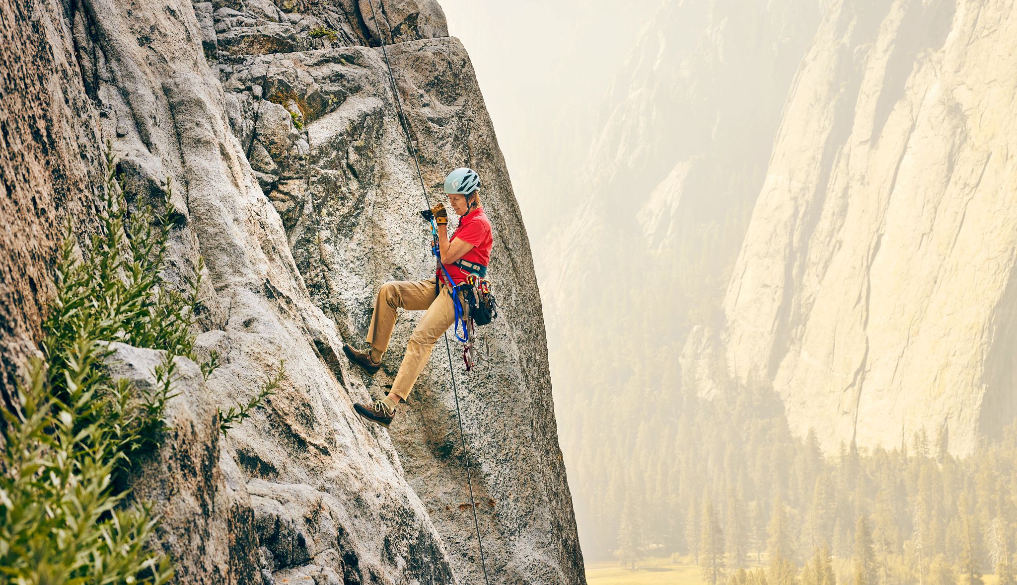Afraid for her son, dierdre wolownick took up his sport: rock climbing | members only