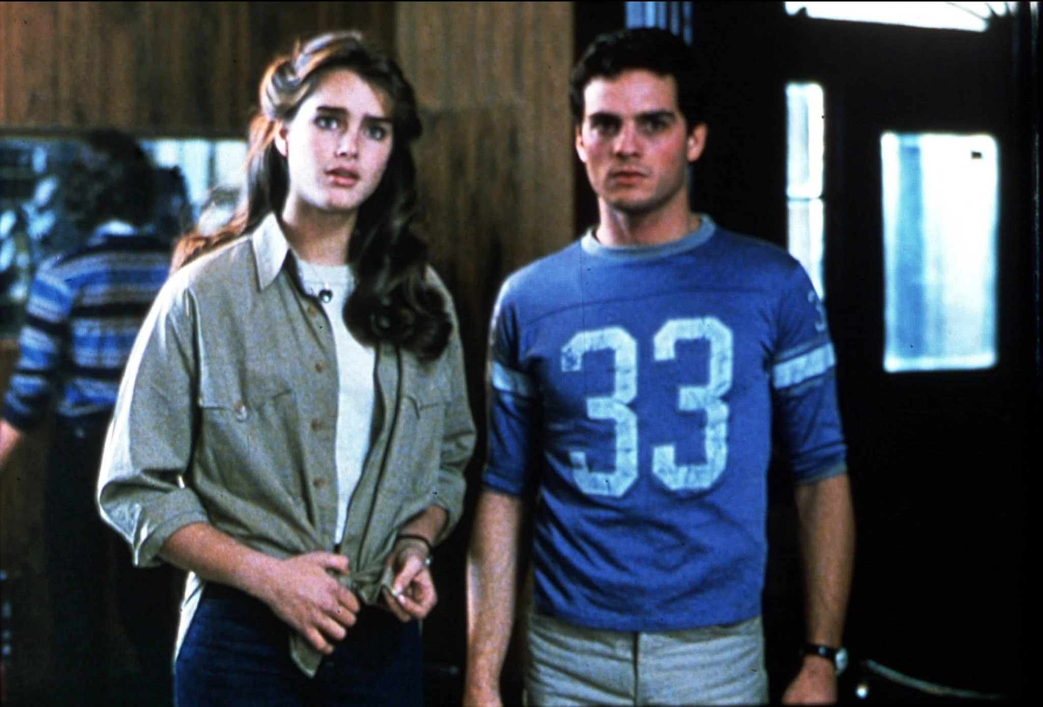 brooke shields and martin hewitt in a scene from endless love