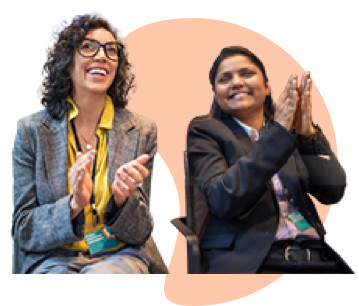 Two women attending a job coaching session