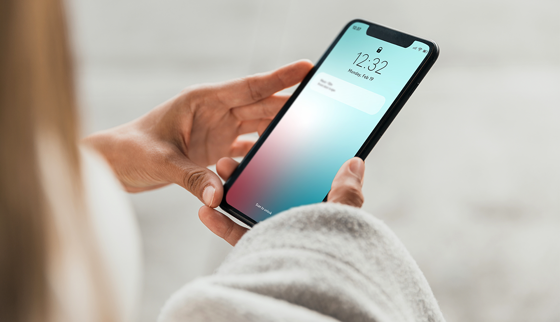 Getting push notifications a phone screen