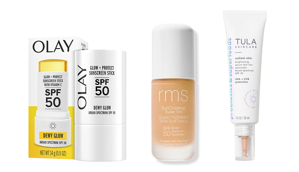 different makeup products