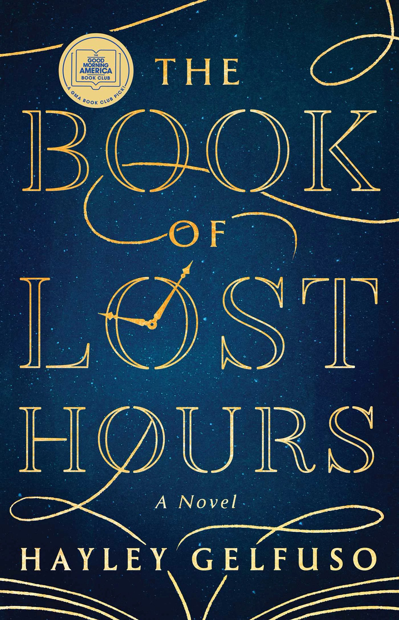 the cover of the book of lost hours by hayley gelfuso