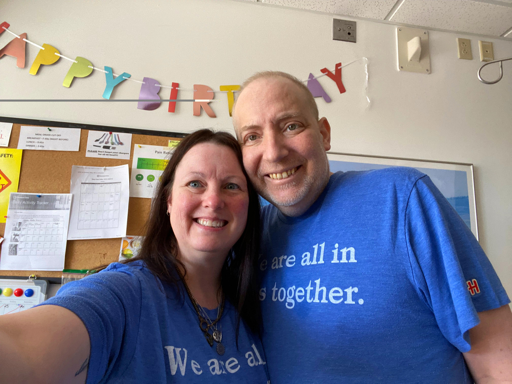 Joy Frank-Collins (left) and her husband, Ethan