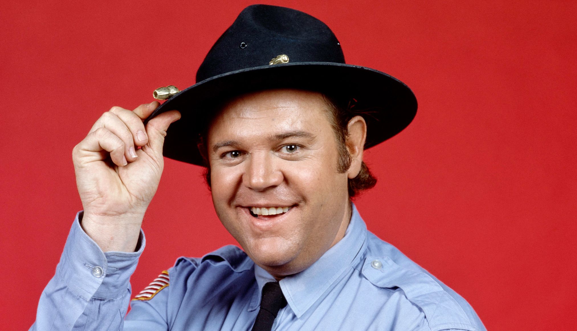 Television Actor Rick Hurst Dies Rick Hurst posing for a portrait in his Cletus Hogg costume