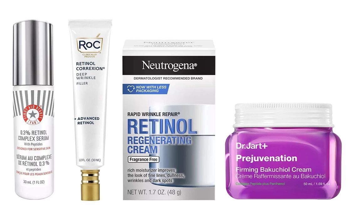Wrinkle Management Tips four retinol skin products