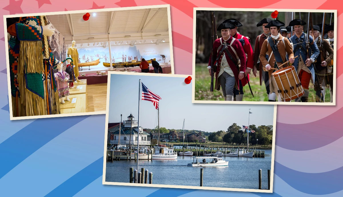 outdoor locations in Maine, Maryland and Massachussetts