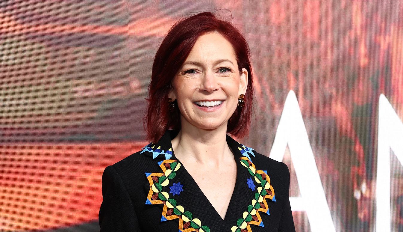Carrie Preston Had Skin Cancer Surgery carrie preston smiling while wearing a black jacket with decorative lapel trim