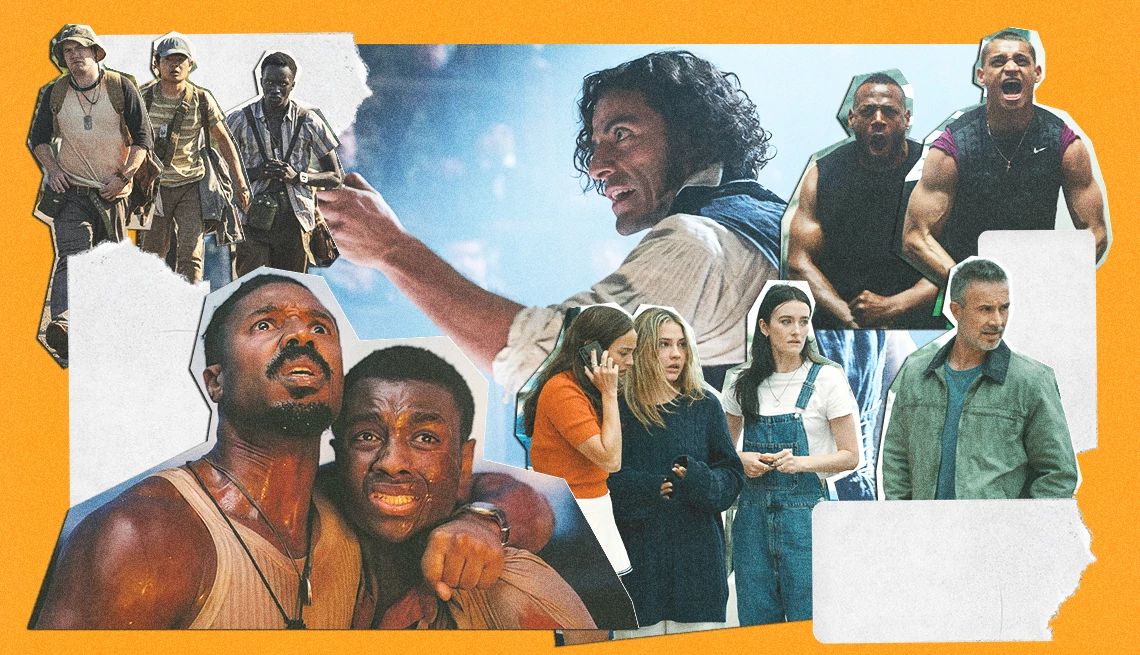 Best Horror Movies for Grownups 2025 a collage of still images from horror movies