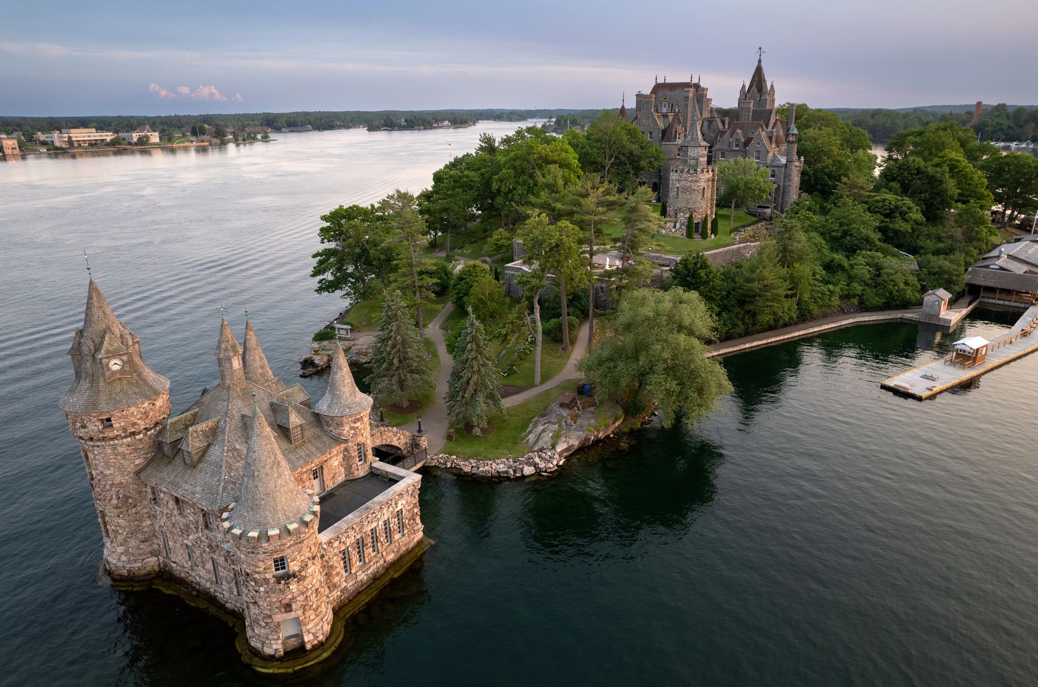 Great Lakes Getaways a castle near a coastline