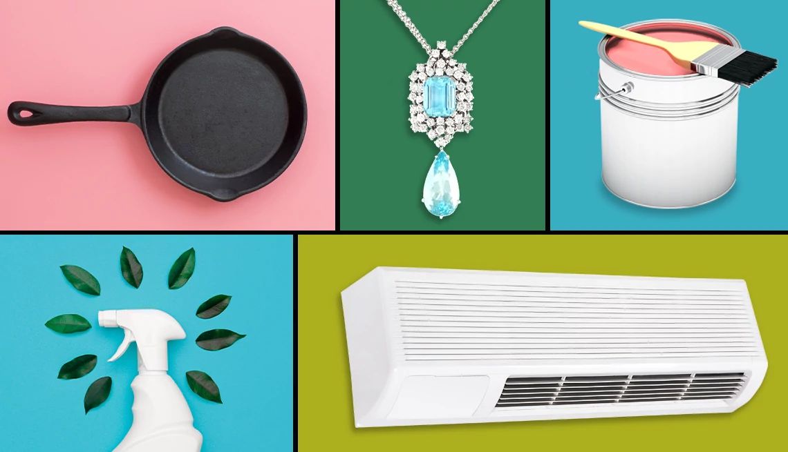 April deals a collage of images of items you can save on in April