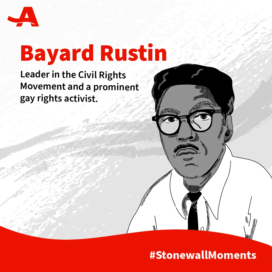 Bayard Rustin bayard rustin, líder del movimiento por los derechos civiles y destacado activista por los derechos de las personas homosexuales