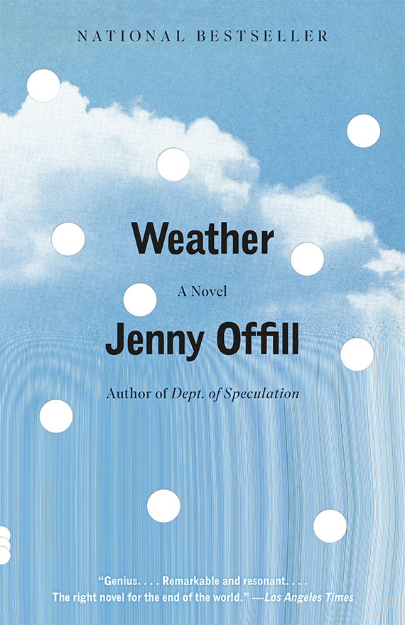 Weather was released in 2020 Weather book cover