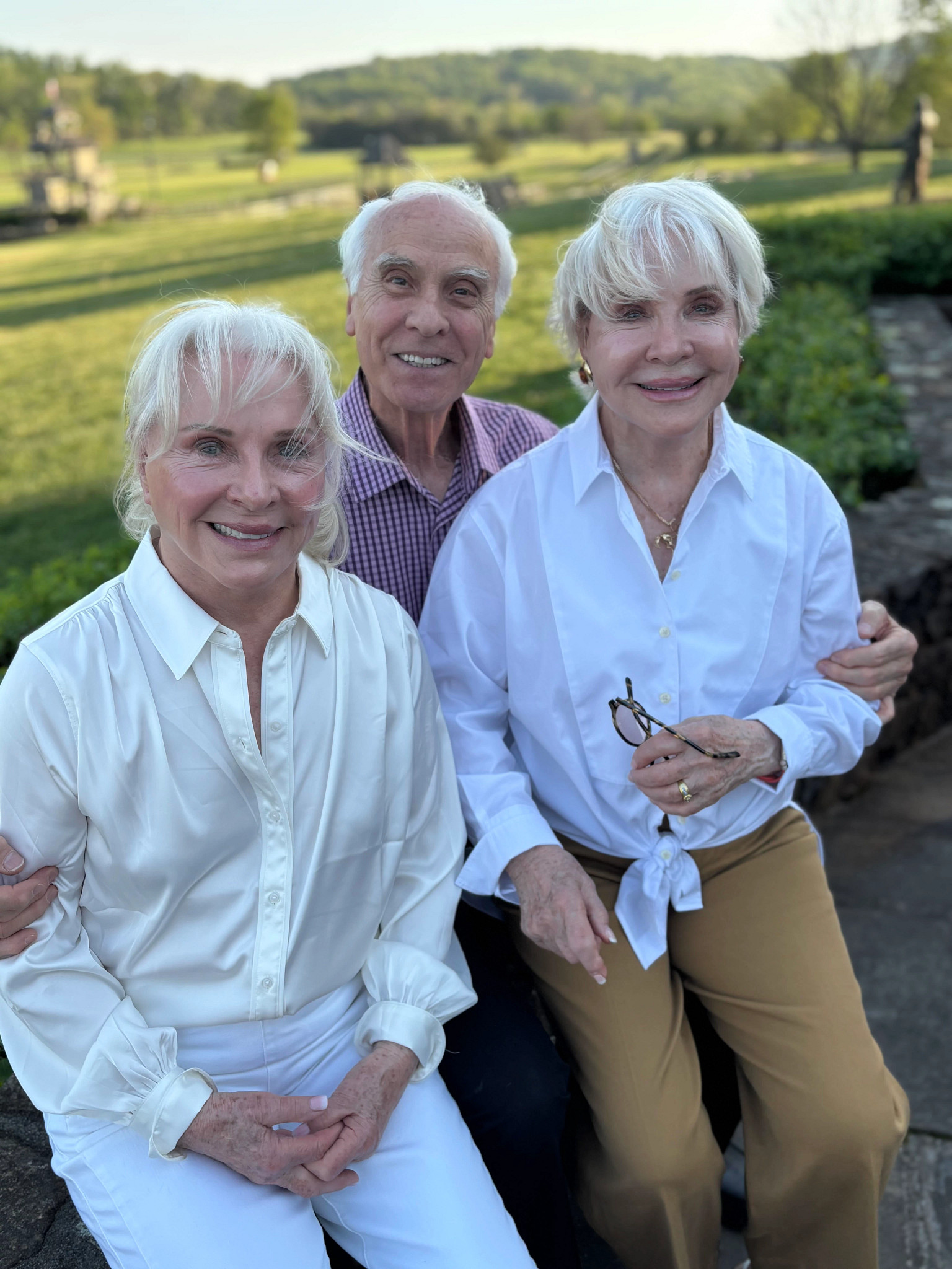 a family posing for a picture