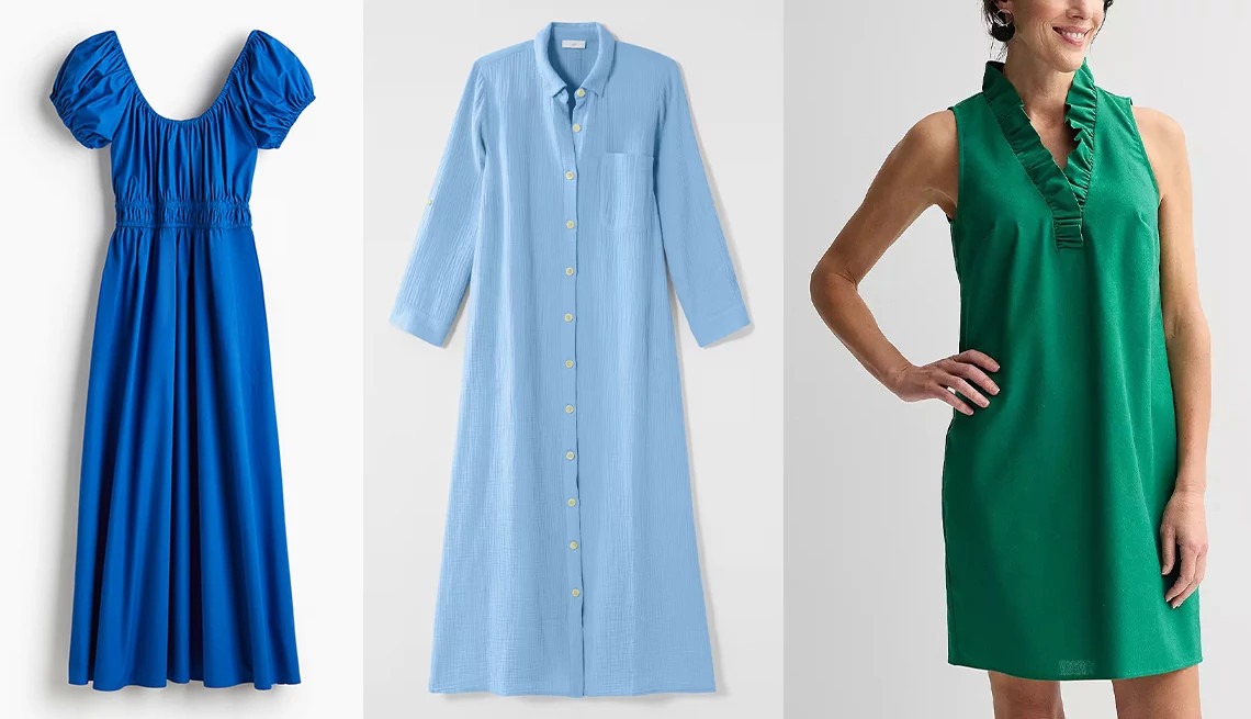 a selection of summer dresses