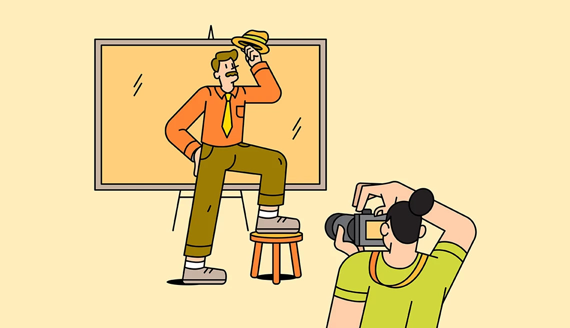 a person posing for a photo