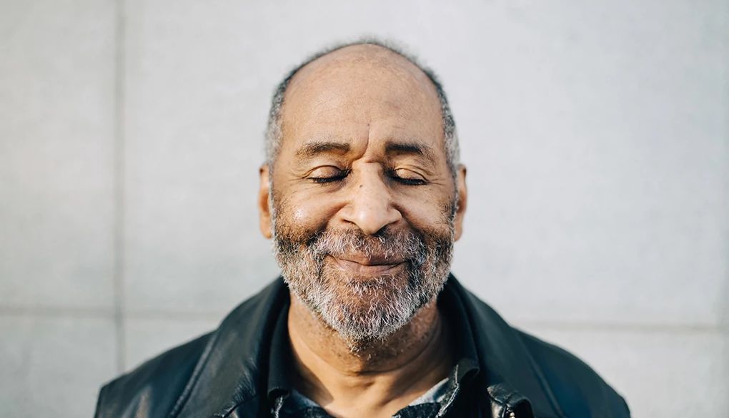 Increasing compassion helps us remember what we share as human beings A portrait shot of a man with his eyes closed