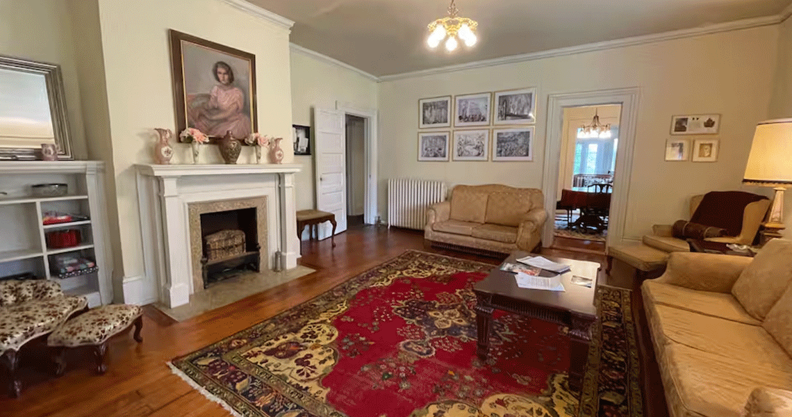 Scott and Zelda Fitzgerald a room in a home with vintage decor