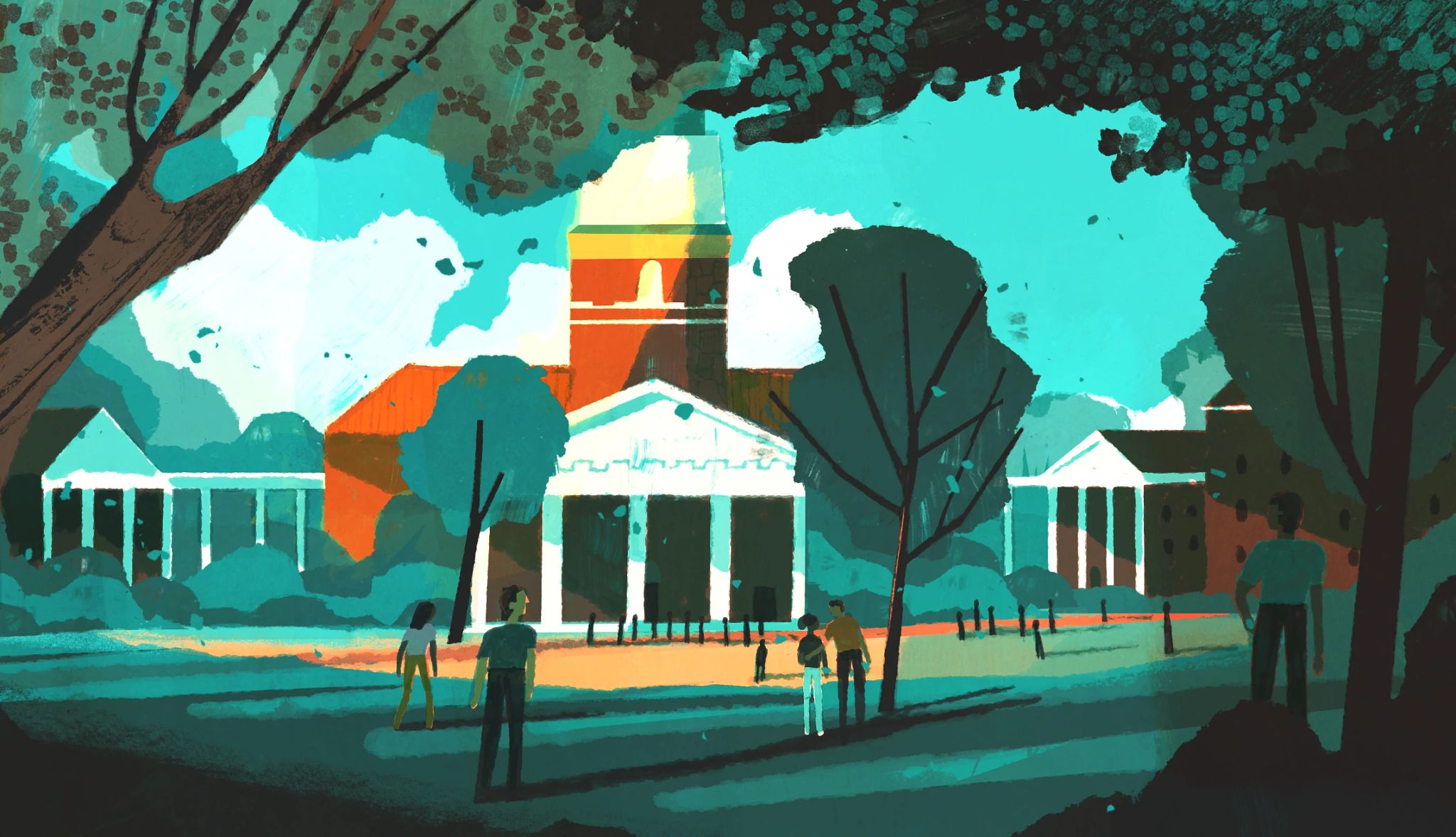‘The Longest Ride’ Chapters 22-24 Sophia on her campus at Wake Forest looks out onto the quad and sees Marcia and Brian facing each other beneath a tree