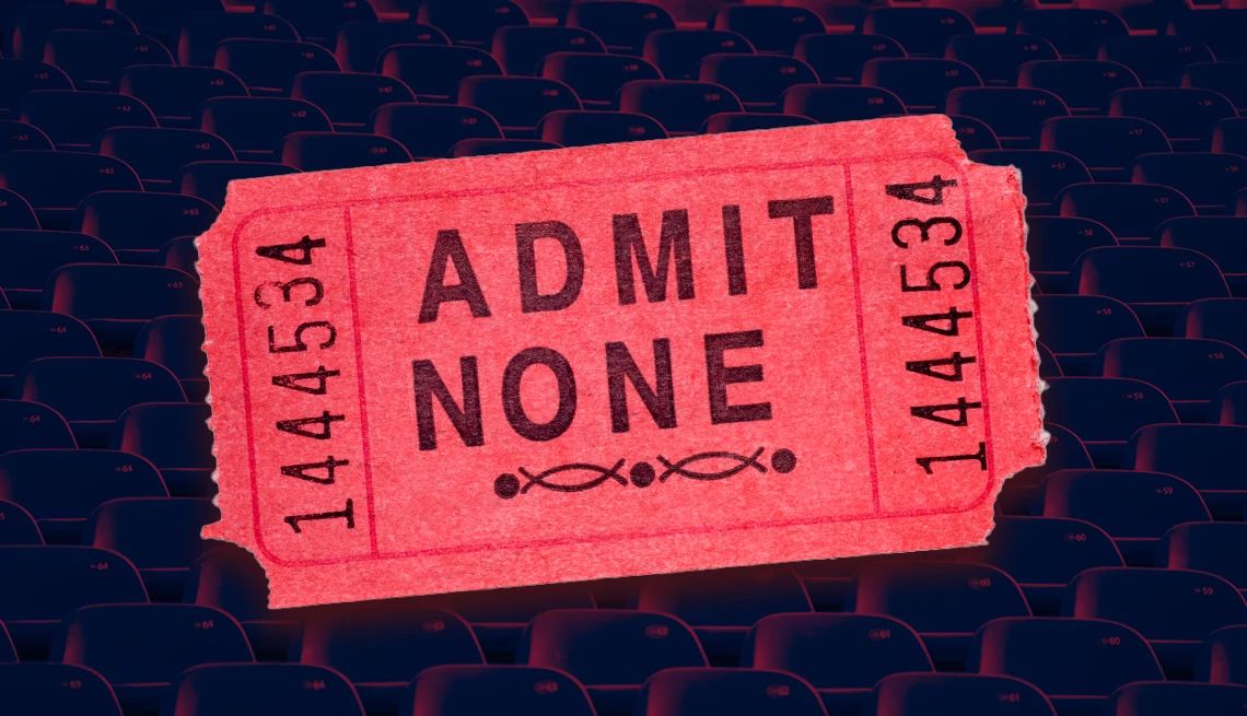 Avoid Ticket Scams a red ticket with admit one written on it