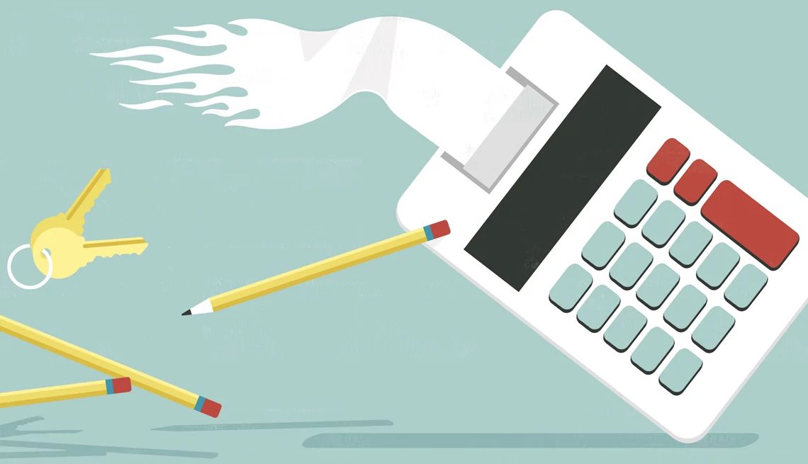 Ways to Stick to Your Retirement Budget a calculator with pencils around it