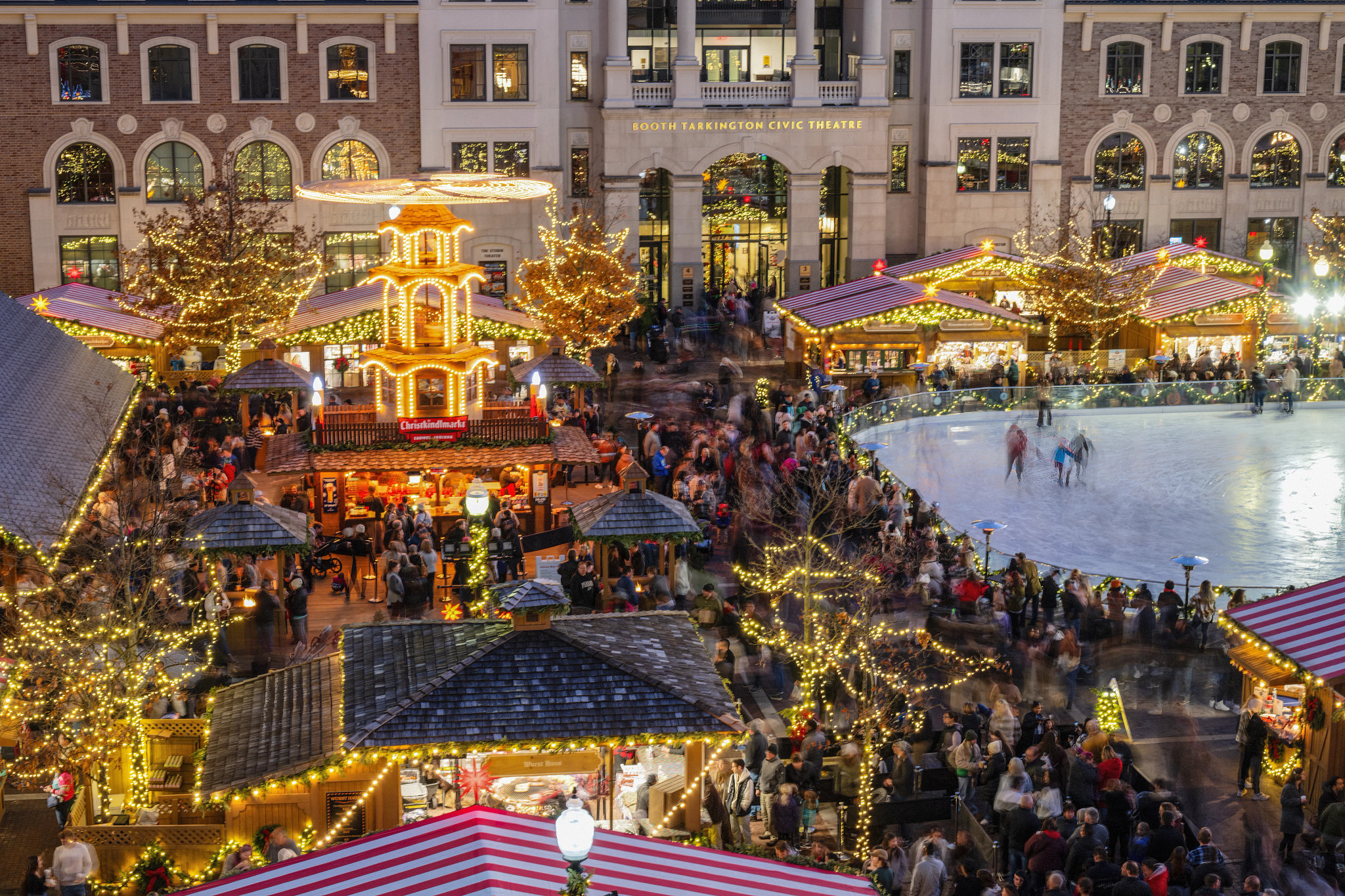 Holiday markets Carmel Christkindlmarkt in Indiana