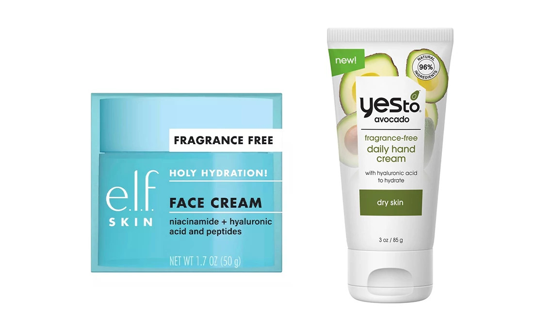 Avocado-infused hand cream and a face cream, a natural approach to beauty.