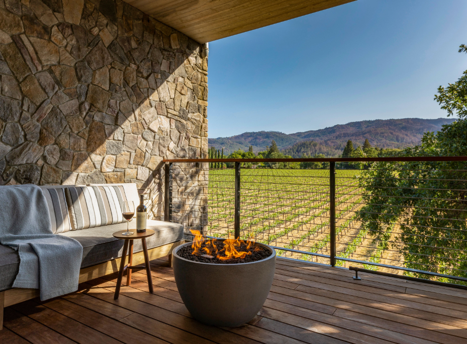 Wine, fire, and vineyards